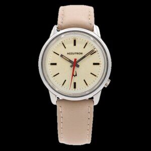 Vintage 35mm Accutron 952 Men's Tuning Fork Wristwatch 218 0 USA Steel